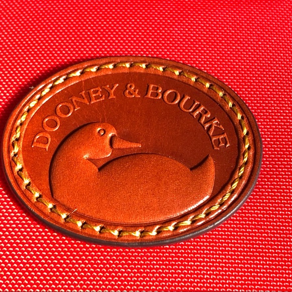 Dooney & Bourke Red Canvas Hobo Shoulder Bag - Picture 8 of 15